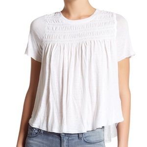 Dani Smocked Tee by Free People